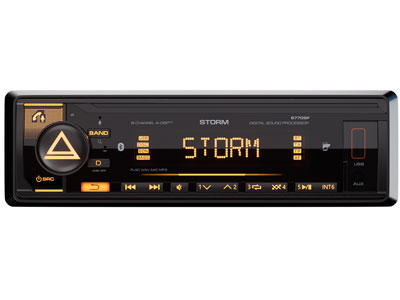 AURA автомагнитола STORM-678DSP процессор 3 RCA, 4х51 Вт.