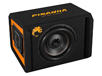 Автомобильный сабвуфер в корпусе активный DL AUDIO PIRANHA 12A BLACK V.3